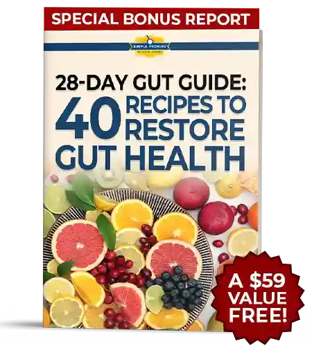Bellyflush free bonus guide: 28-Day Gut Health Plan: 40 Healing Recipes To Restore Gut Balance